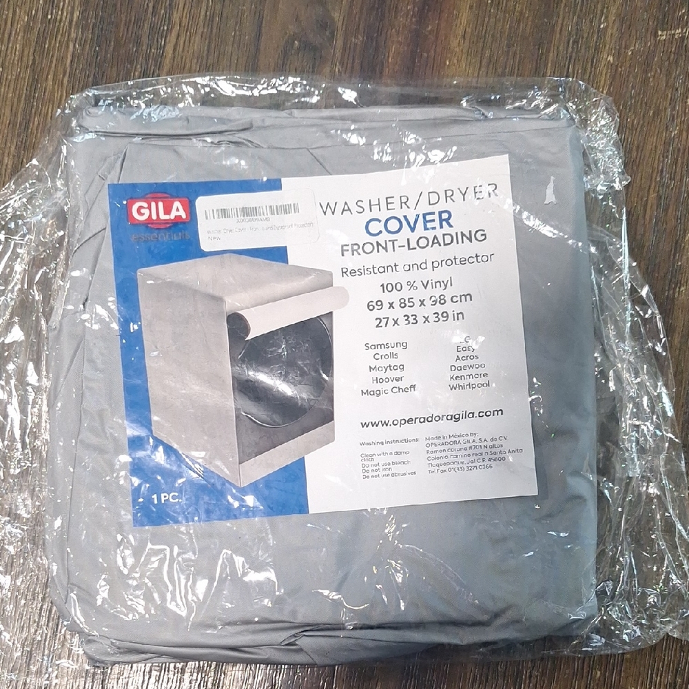 Gray Washer/Dryer Cover